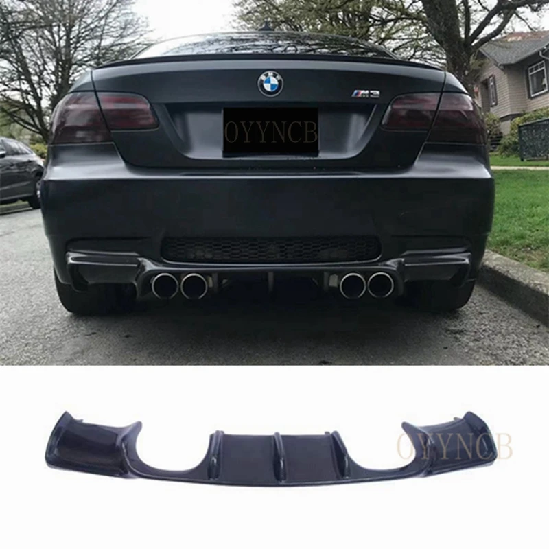 

Carbon Fiber Car Rear Bumper Diffuser Lip Spoiler for BMW E92 Coupe E93 Convertible M3 2008 - 2013 Car Rear Diffuser Black FRP