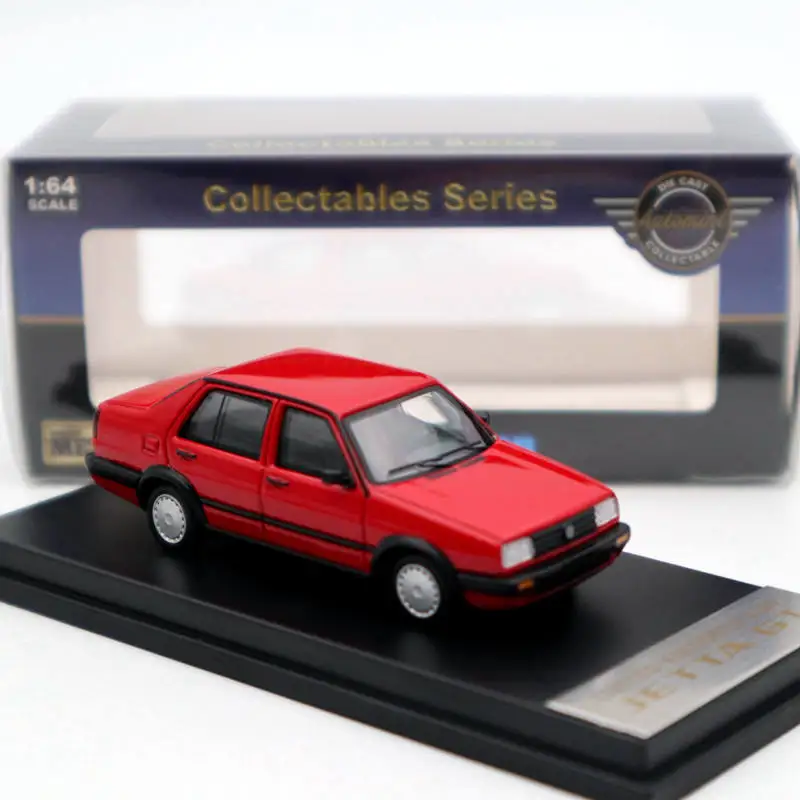1:64 Automint Jetta GT литой металл ограниченная серия красные игрушечные машинки| |