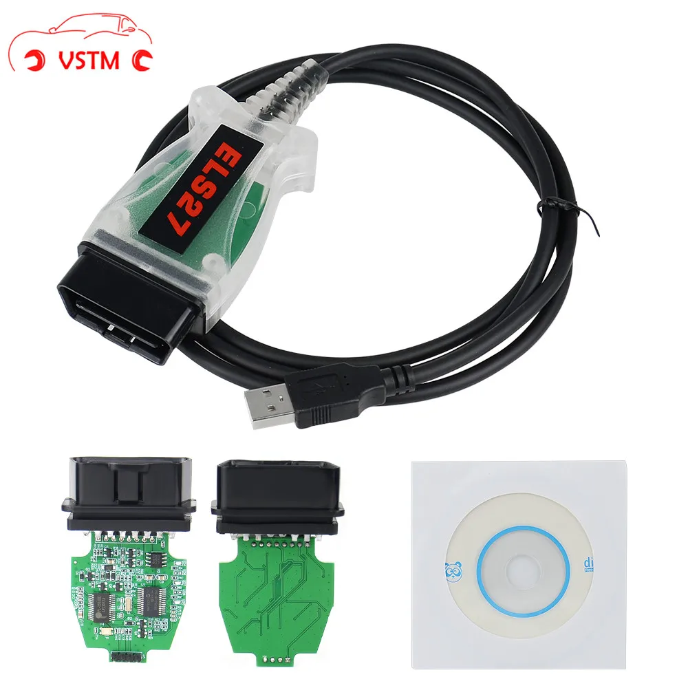 VSTM ELS27 FORScan сканер ELS27 FORScan сканер OBD2 Диагностический кабель Поддержка ELM327 J2534 для Fo-rd/M-az-da/L-inc.-oln/M-ercury