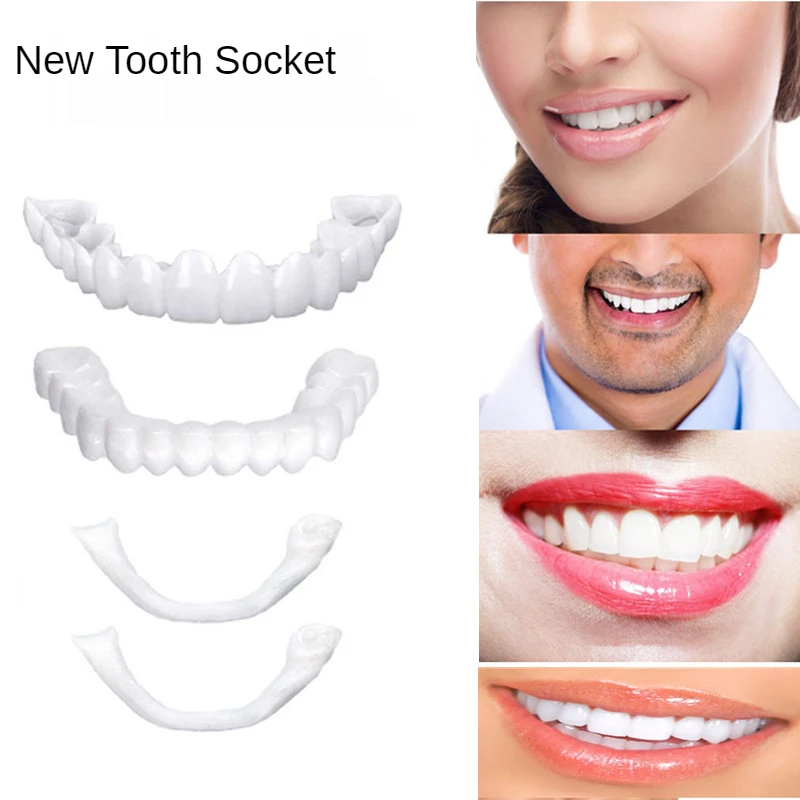 

New Teeth Model Dentures Whiten Gap Between Teeth Cover Buck Teeth