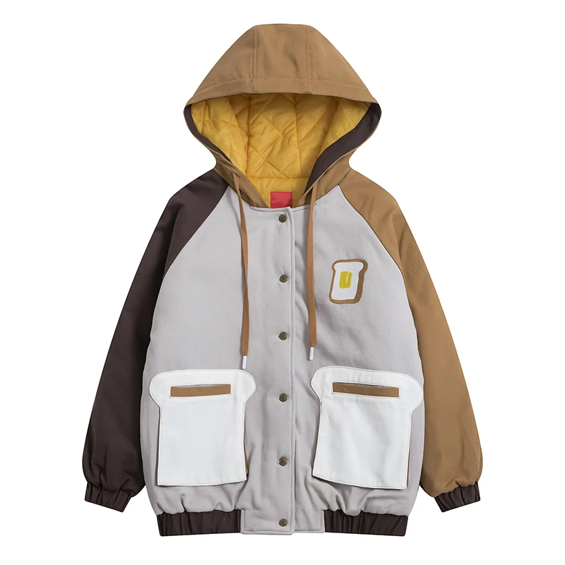 Зимняя новая теплая хлопковая Толстая Хлопковая женская куртка с капюшоном и