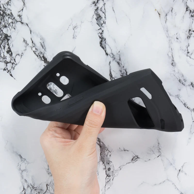Black Soft Silicone Флип-кейс из искусственной кожи Для Doogee S90 подставка для карт силиконовая фоторамка чехол-футляр Для Doogee S90 Супер бизнес чехол - Цвет: Black Soft Silicone