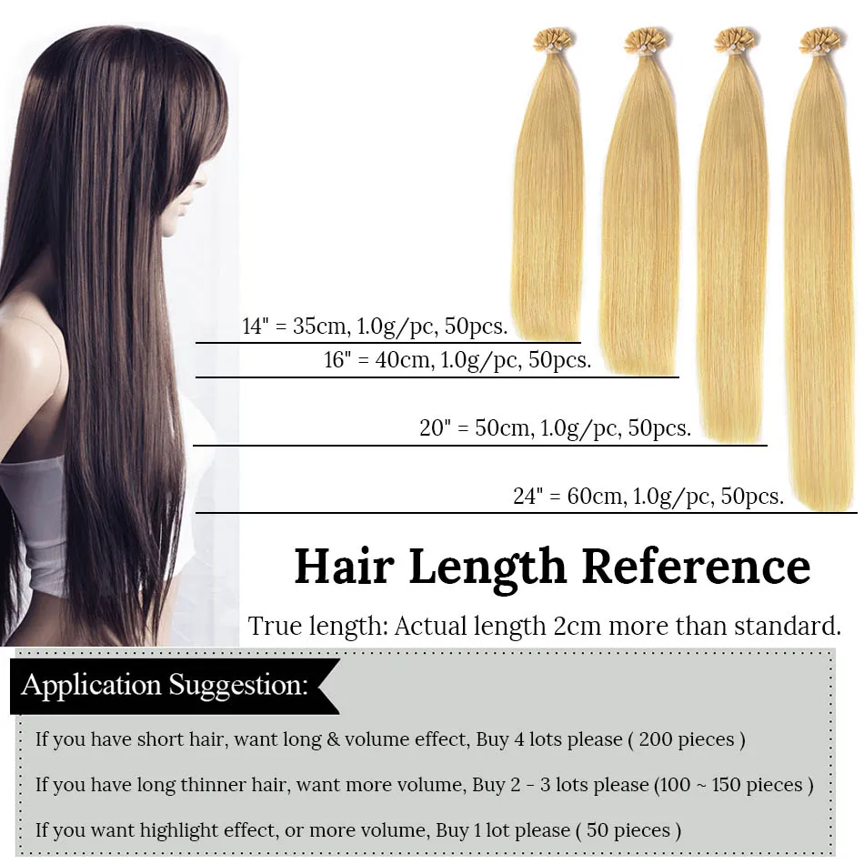 MRS HAIR 0,5 г/шт., 12 дюймов, накладные волосы, прямые, машинные, сделанные волосы Remy Nail, кератиновые, Предварительно Связанные человеческие волосы, 50 шт