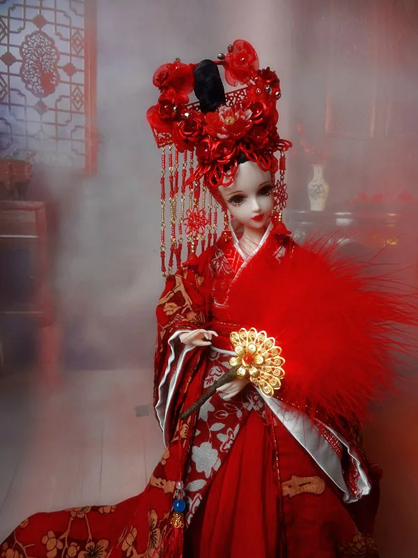 Коллекционные китайские куклы для девочек, как BJD кукла 12 шарнирное тело 1/6 восточные древние игрушки для принцессы подарки сувенир