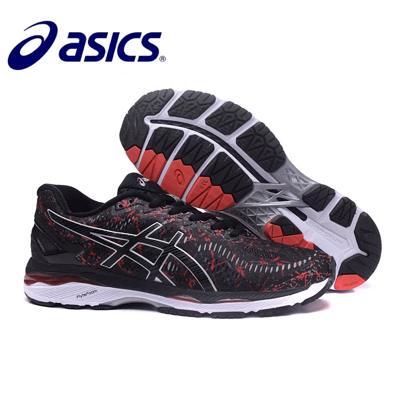 Оригинальные ASICS GEL-KAYANO для ночного бега спортивная мужская обувь унисекс 40-45 размер спортивная обувь мужские кроссовки для бега