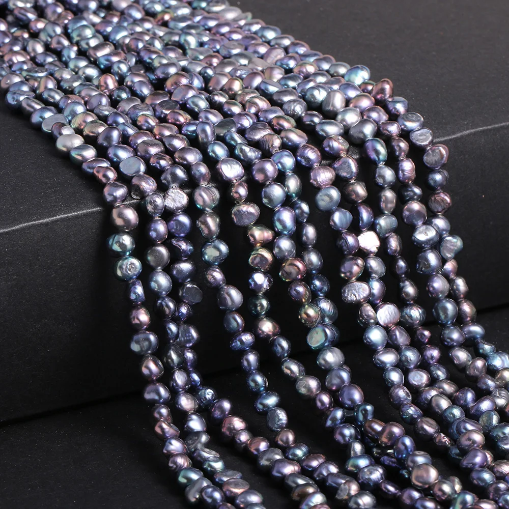 

Natural Pearl Beads Irregular Shape Hole Pearl Bead for Fashion Jewelry Making DIY Necklace Bracelet Gifts 8-9-10mm