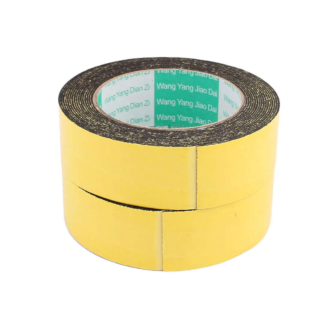 

uxcell 2Pcs 35mm x 1mm Single Sided Self Adhesive Shockproof Sponge Foam Tape 5M Length