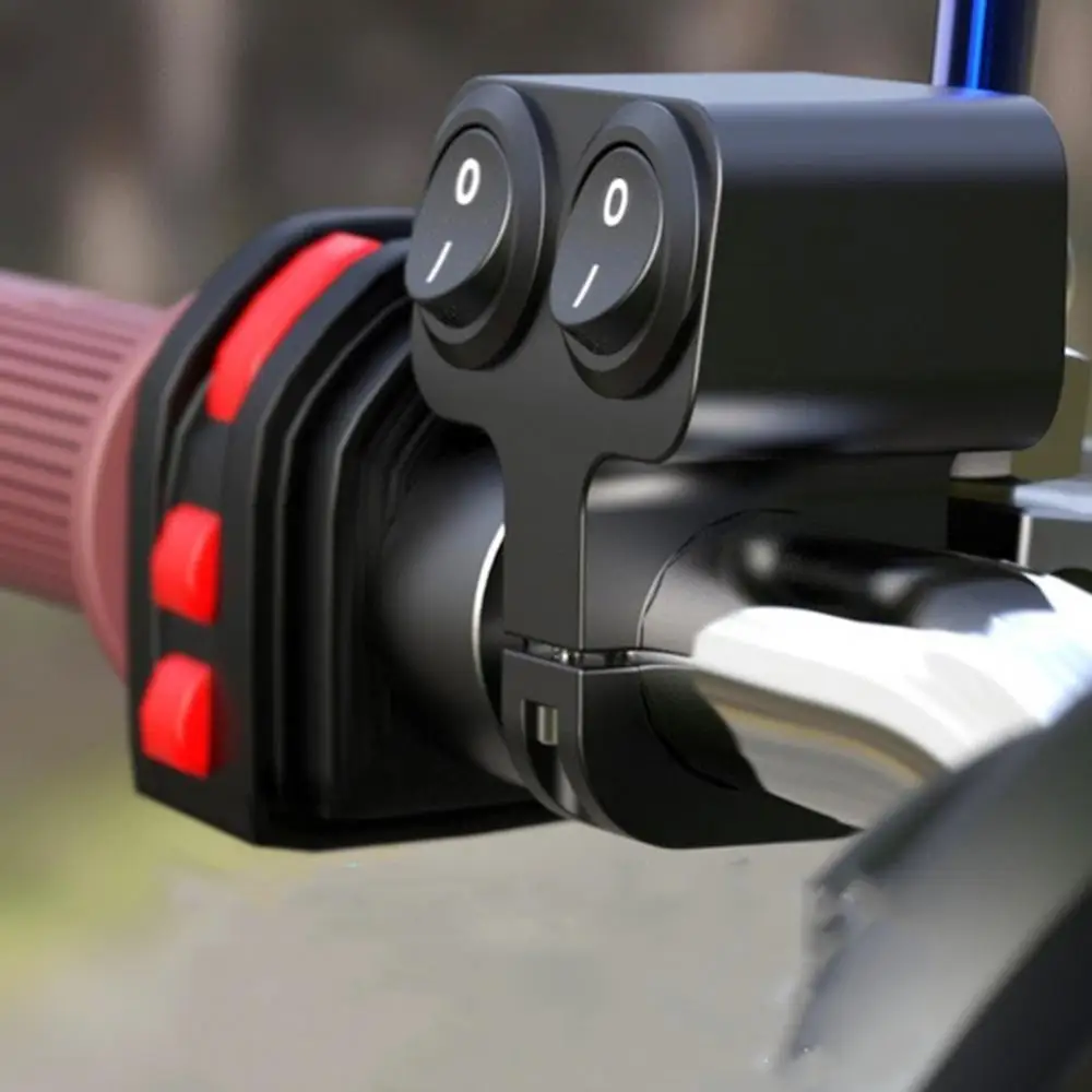 80% горячая распродажа универсальный 12 В мотоциклетный руль двойной