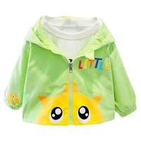 fashion spring autumn new baby boys girls clothes children sports cartoon hooded jacket toddler casual costume kids sportswear