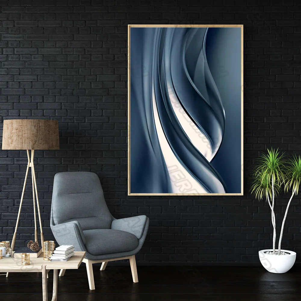 

Dark Abstract Letters and Stairs Poster Nordic Style Wall Art Canvas Modern Living Room Decoration