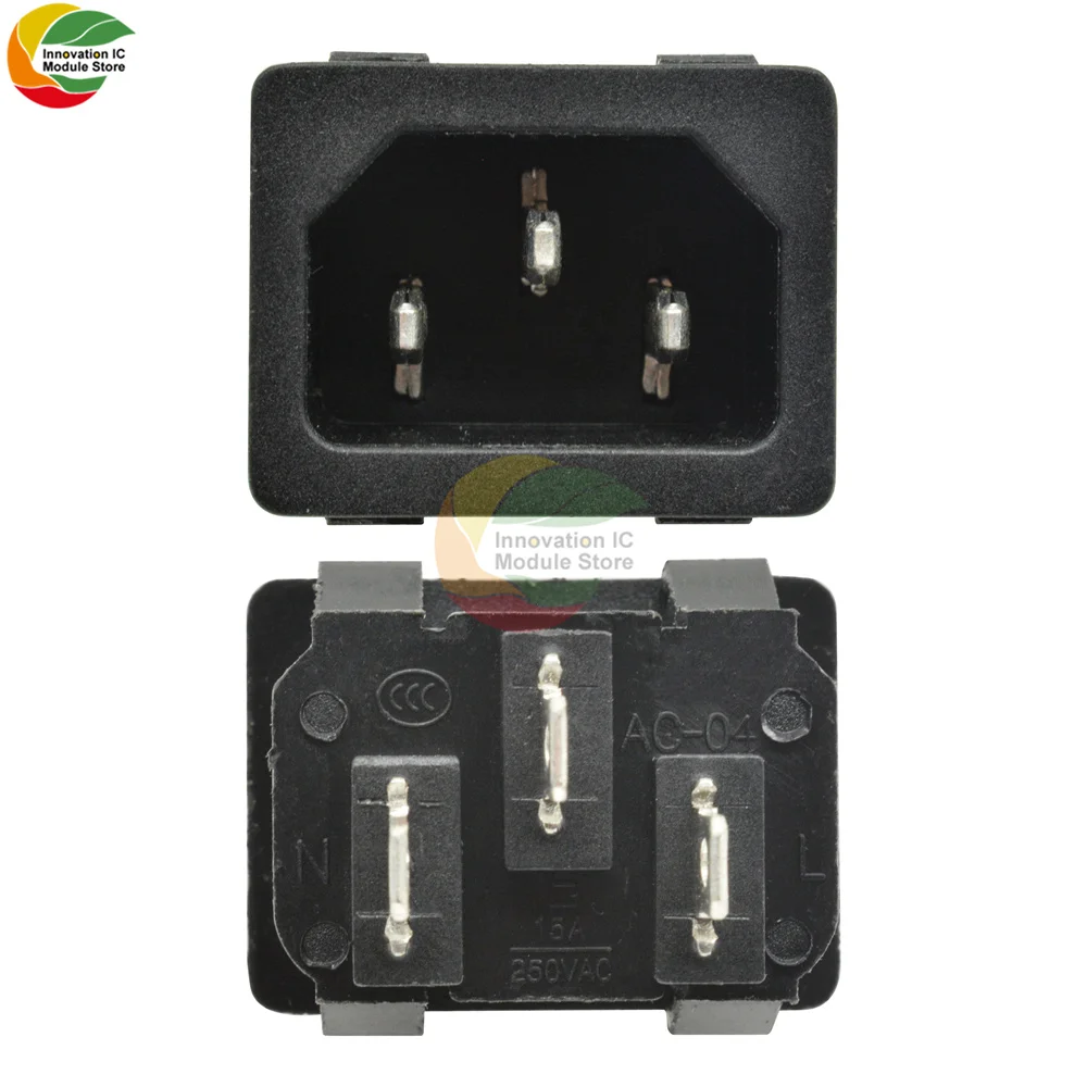 Ziqqucu AC-05 защелкивающаяся розетка питания переменного тока 10 а/250 В Встраиваемая