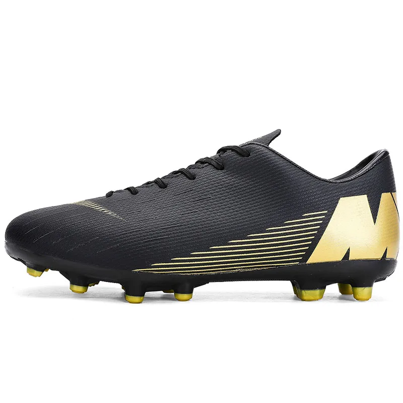 SG black and gold Большие размеры сверхтонкие мужские сникерсы профессиональные футбольные бутсы Бутсы для футзала футбольные бутсы Chuteira Futebol - Цвет: SG black and gold
