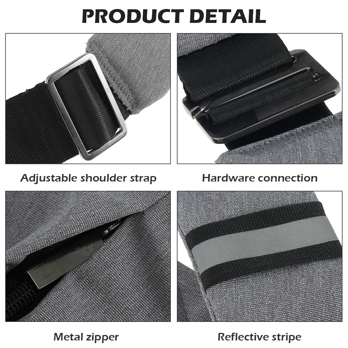 Мужские и женские поясные сумки из полиэстера сумка-слинг через плечо Простая