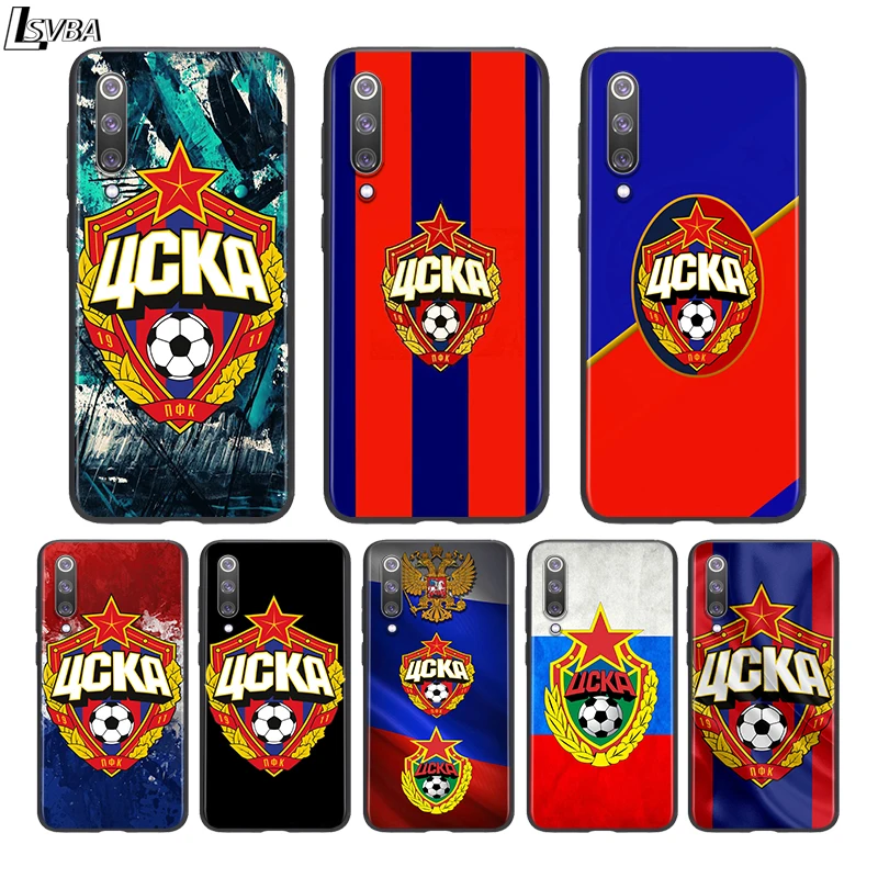 

Black Silicone Cover PFC CSKA Moscow Football Team For Xiaomi Mi 11 10I 10T 10 9T 9SE 9 8 Note 10 Lite Pro 5G Ultra Phone Case