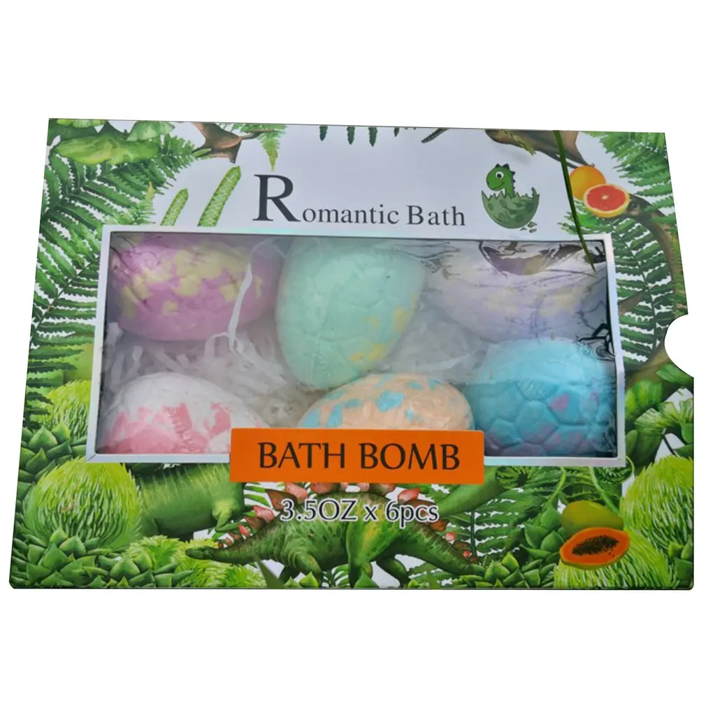 

Детское яйцо динозавра, взрывчатый соляной шар для ванны, богатый множество пузырьков, шар для ванны, милая мультяшная натуральная формула