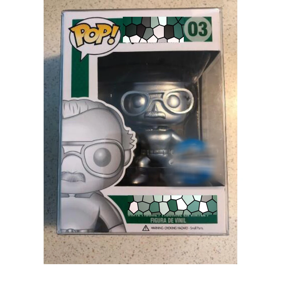 03-silver Funko POP Marvel#01#02 виниловые фигурки Коллекция Модель игрушки для подарка - Цвет: 03-silver