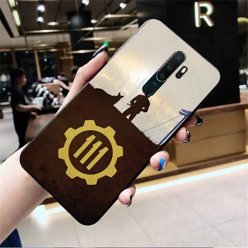 Fallout vault tec 111 Bling Cute чехол для телефона Oppo A5 A9 2020 Reno2 z Renoace 3pro Realme5Pro | Мобильные