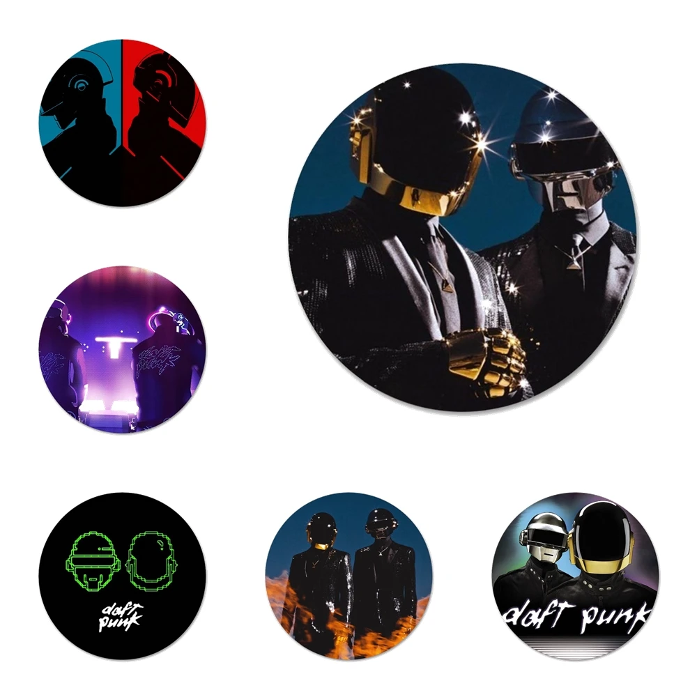 Daft Punk декоративный музыкальный значок для диджея | Дом и сад