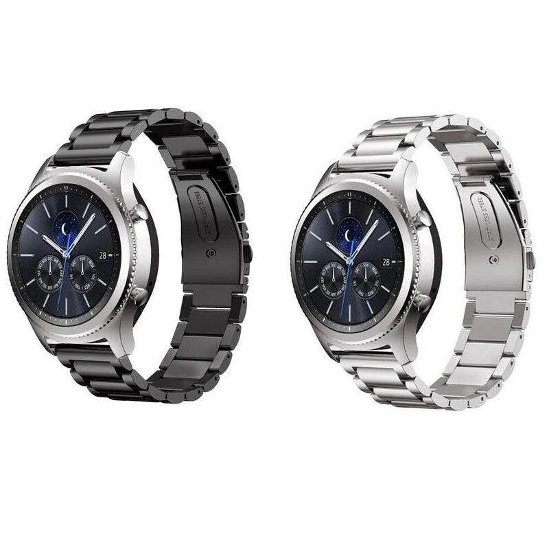 Ремешок для samsung galaxy 42 46 мм active 2 gear S3 s2 band pebble time amazfit 1 2 3 GTR GTS bip Ticwatch S S2 E pro c2 ремешок 22 мм