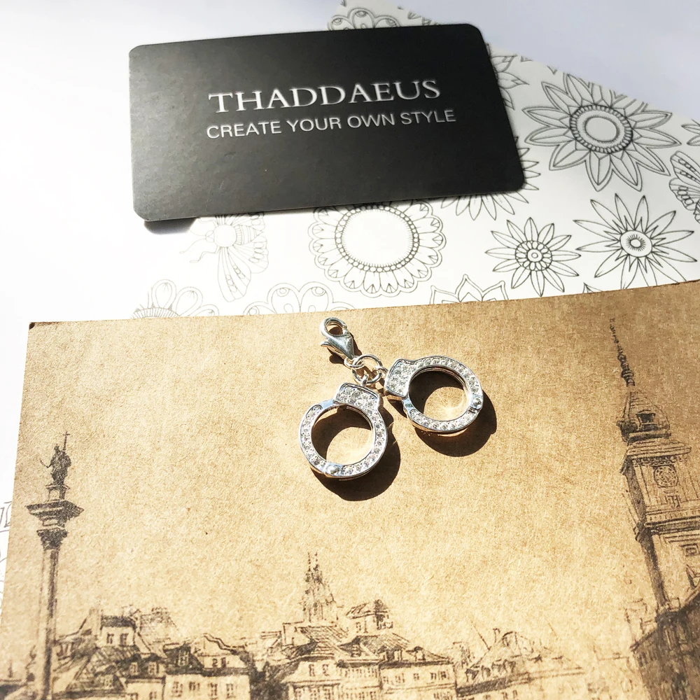 

Pendant Handcuff Pave,2020 Spring Fashion Glam 925 Sterling Silver Jewelry Europe Style Charm Accessorie Gift For Soul Woman