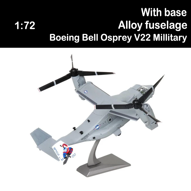 

24.5CM 1/72 Scale Boeing Bell Osprey V22 Millitary Helicopter Aircraft Airplane Model Aviation Toy Gifts Display Show Collection