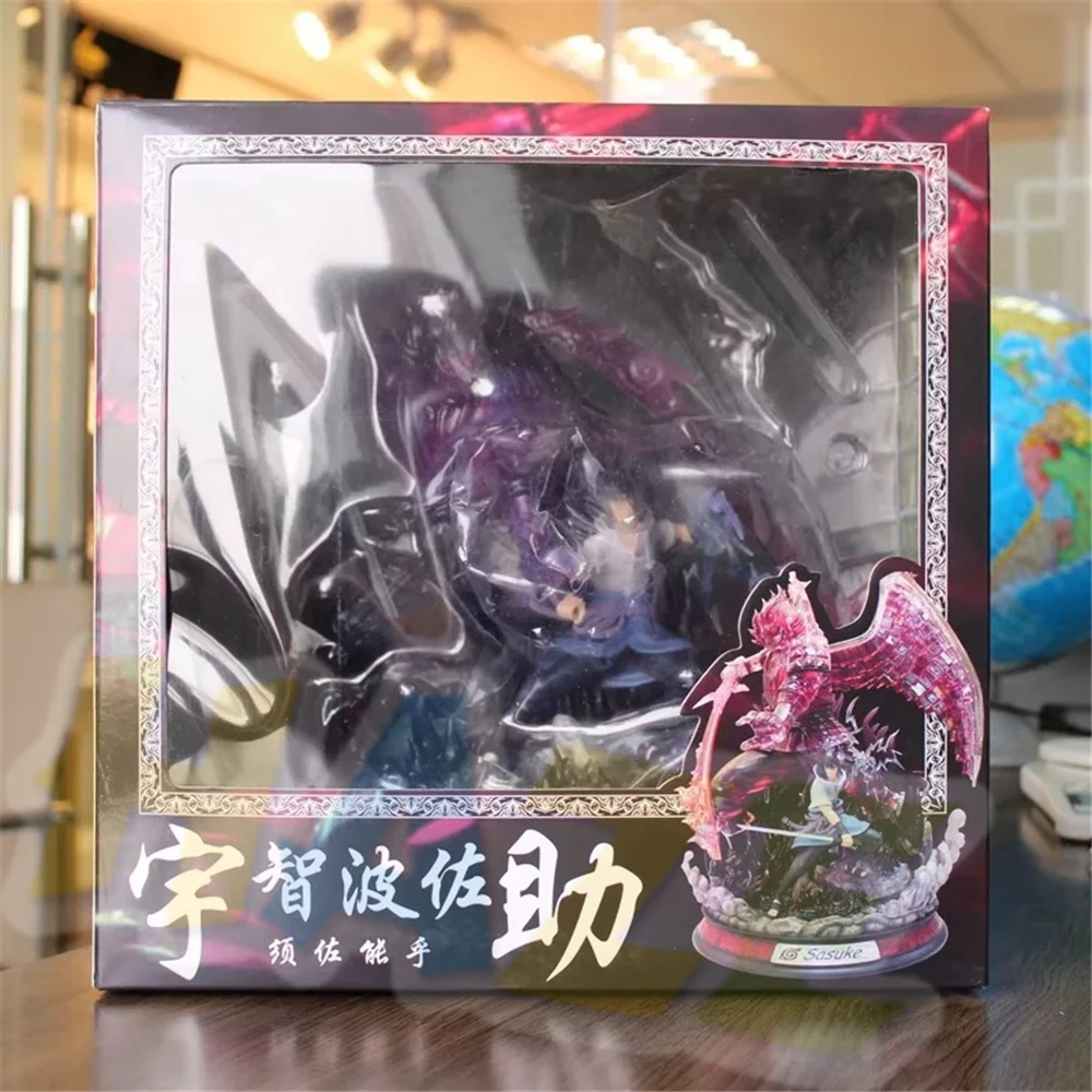 

Naruto Hatake Kakashi Uchiha Sasuke Susanoo Statue Figure Model Collection Toys In Box