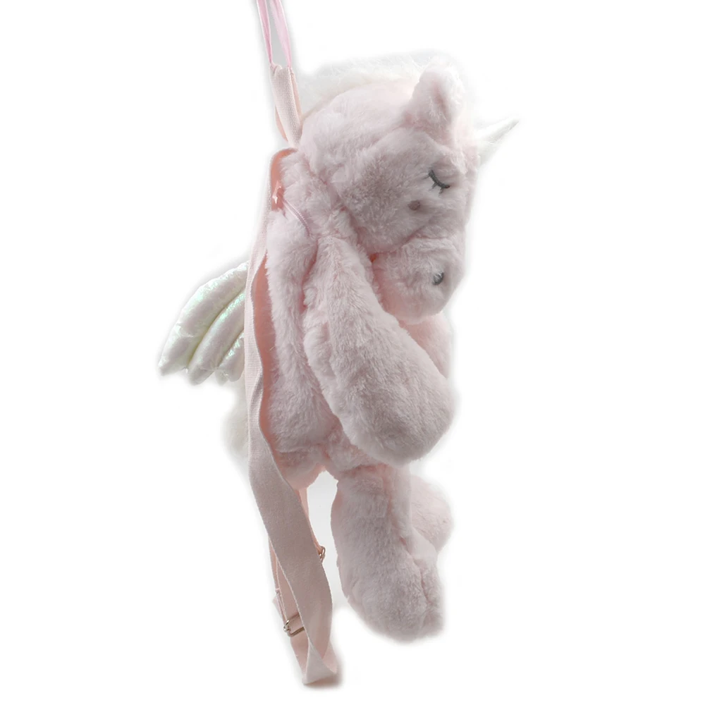 Мягкий Радужный рюкзак для девочек розовые милые подарки дочери с единорогом