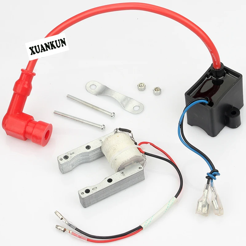 Двигатель велосипеда 49CC 60CC 80CC модифицированный силиконовый катушка зажигания CDI