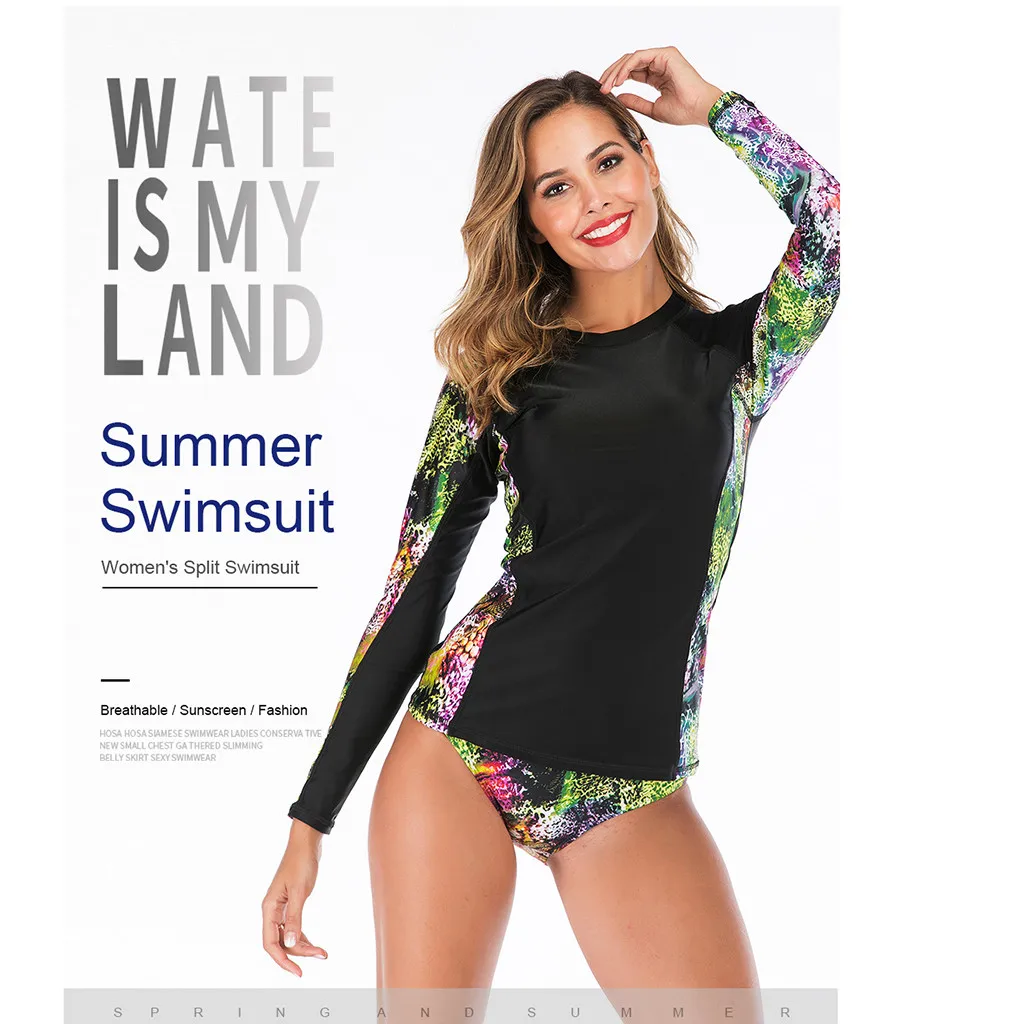 Женский костюм для дайвинга сексуальный плавания спортивная одежда размера плюс