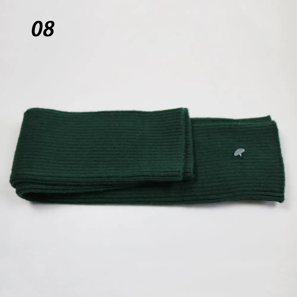08-Dark Green Sparsil, женские зимние кашемировые длинные перчатки, одноцветные вязаные мягкие гетры для рук, женские осенние перчатки без пальцев, перчатки длиной 60 см - Цвет: 08-Dark Green