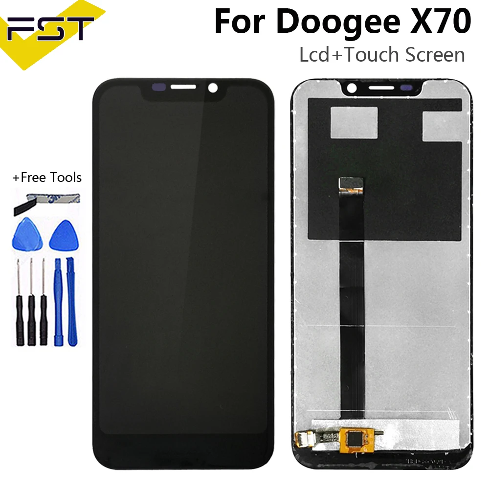 5,5 ''Для Doogee X70 ЖК-дисплей+ сенсорный экран дигитайзер Запасные части для Doogee X70 аксессуары для телефонов+ Инструменты+ клей