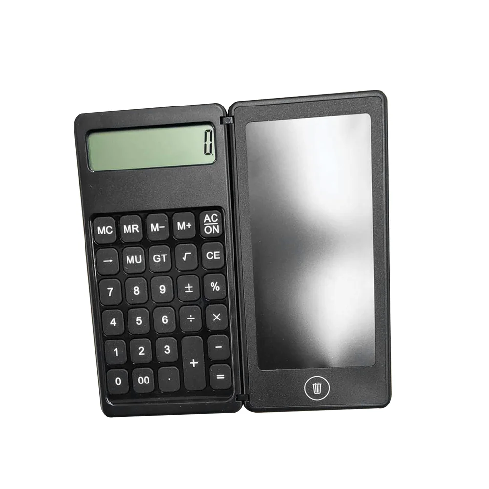 

6 Inch Battery Operated Home Desktop Calculator Large LCD Display Folding Gifts 12 Digit Portable School Multifunction Office