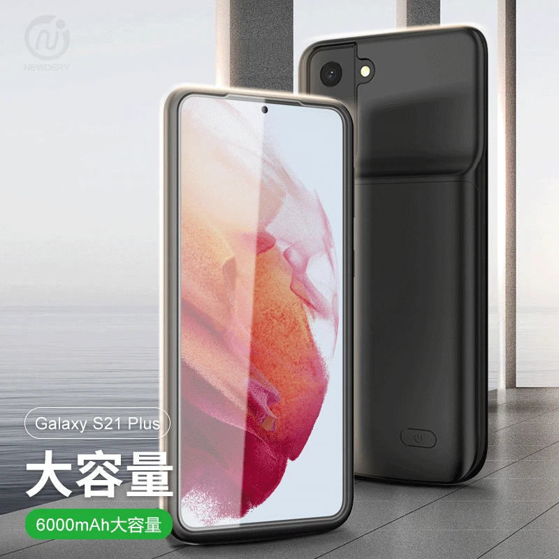 phone battery charger case for samsung s21 s21 plus s21 ultra 2021 ultra thin 6000mah battery charging case power bank free global shipping