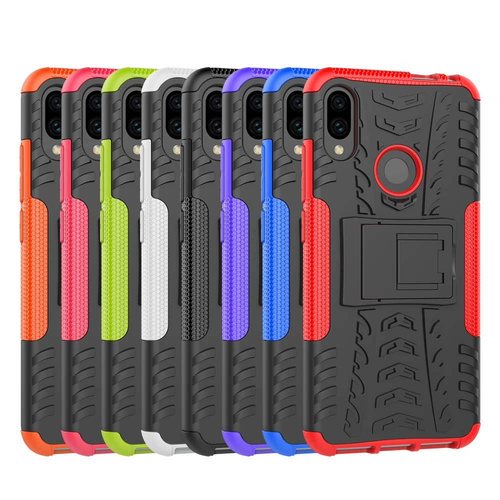 Чехол для Xiaomi Redmi 8A 7 6 S2 Note 8 Pro противоударный силиконовый чехол подставка