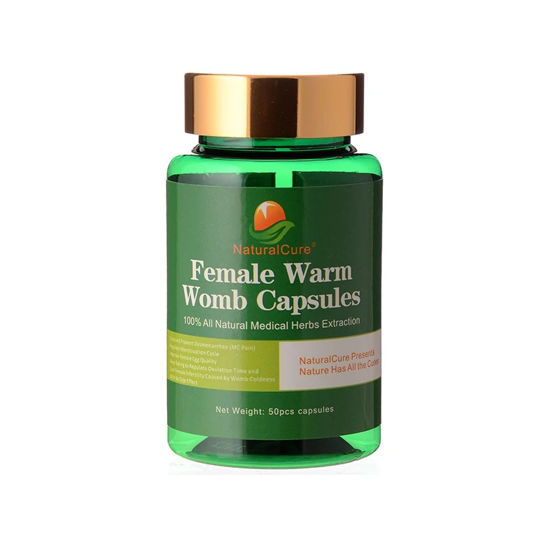 

NaturalCure Cure Female Infertility Capsules, Plants Extract Pills for female, Cure MC Pain and Regulate Ovulation,