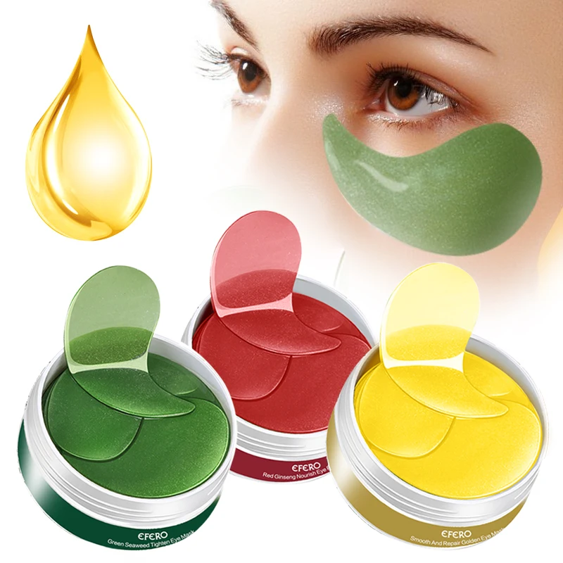 

60/120pcs Collagen Crystal Eye Mask Gel Sleep Mask Hydrogel Eye Patches Anti Age Dark Circles Moisturizing Face Mask Eye Pads