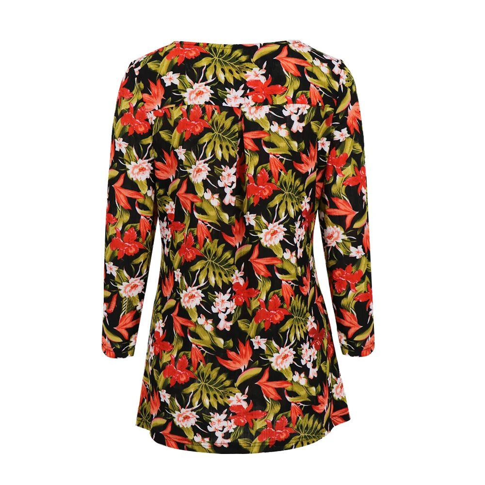 YTL женская футболка с круглым вырезом в сельском стиле повседневная размера плюс