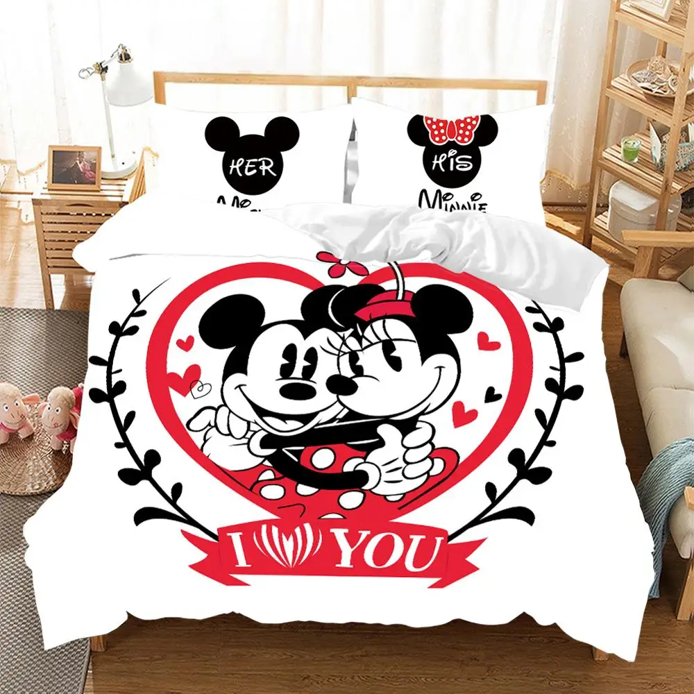 Дисней Минни Микки Маус комплект постельного белья детские одеяла пододеяльник