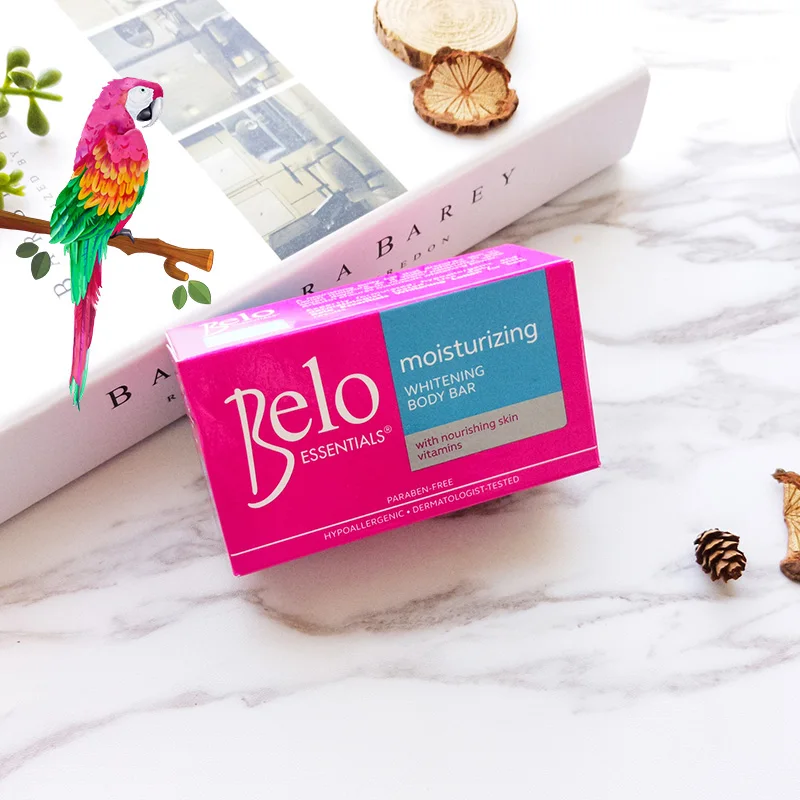 

1box 2boxs BELO WHITENING BODY BAR Philippine Skin Care Glutathione Whitening Nourishing Skin Soap1box=135g