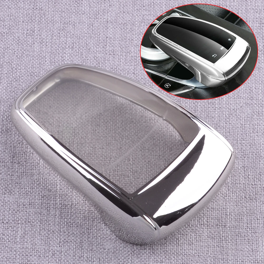 Серебряная Автомобильная Передняя центральная консоль мультимедийная Защитная