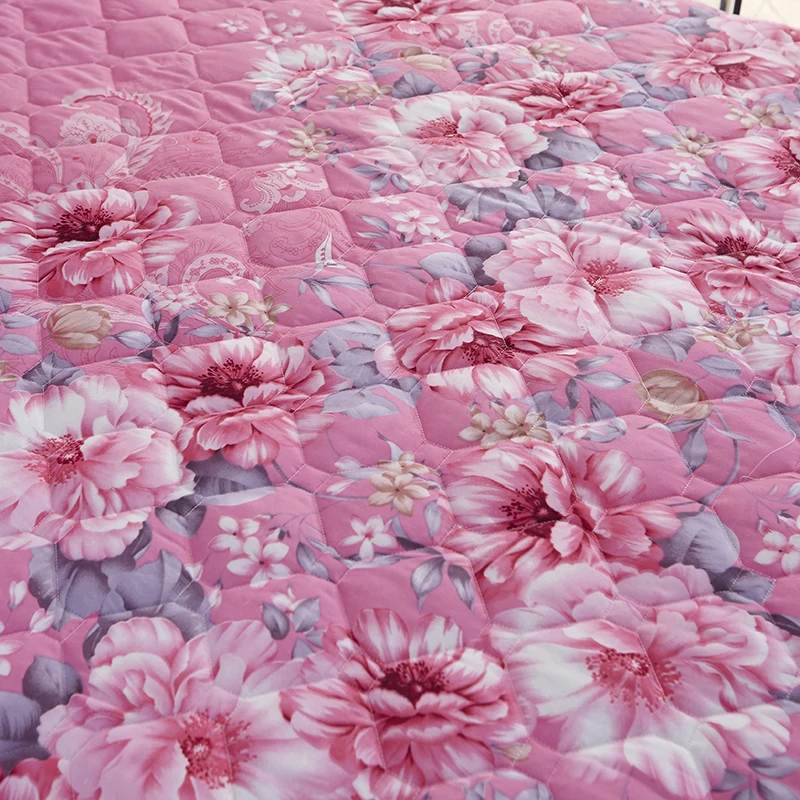 Новая романтическая двухслойная стеганая кровать юбка утолщенное шлифовальное