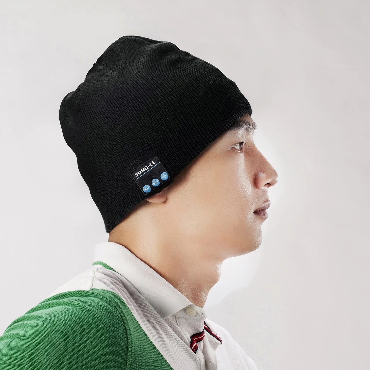 

Bluetooth Music Soft Beanie Hat with Stereo Headphone Headset Speaker Wireless