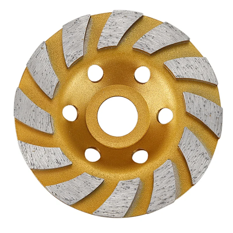 

4 inch cement Turbo diamond cupstone grinder for angle grinder 12 segs Heavy Duty