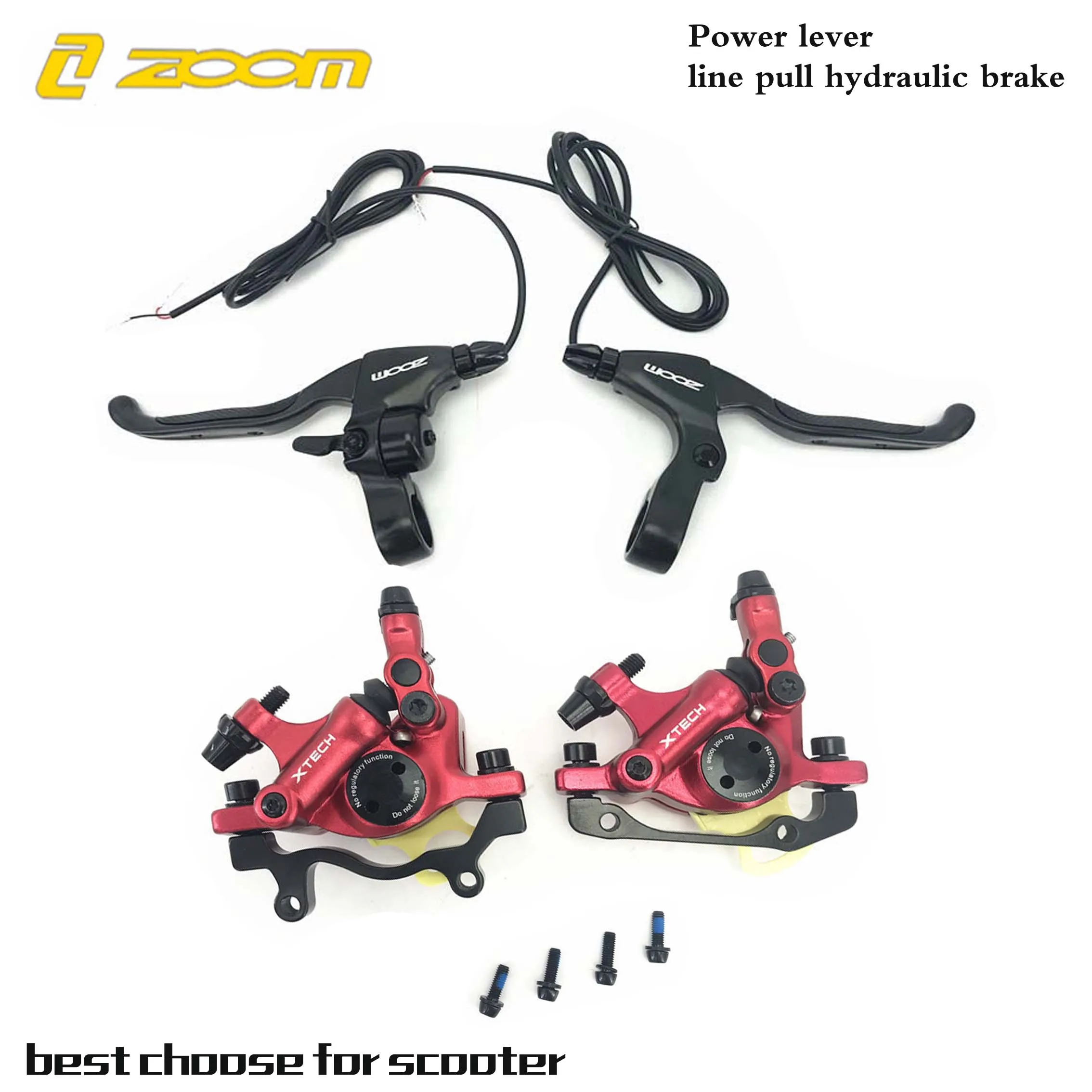 Электрический скутер тормозной рычаг зум мощность на электрический складной