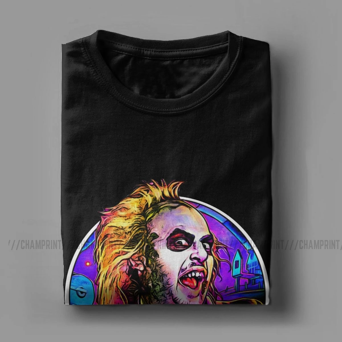 Мужская футболка с коротким рукавом It's ShowtIme Beetlejuice забавные хлопковые футболки