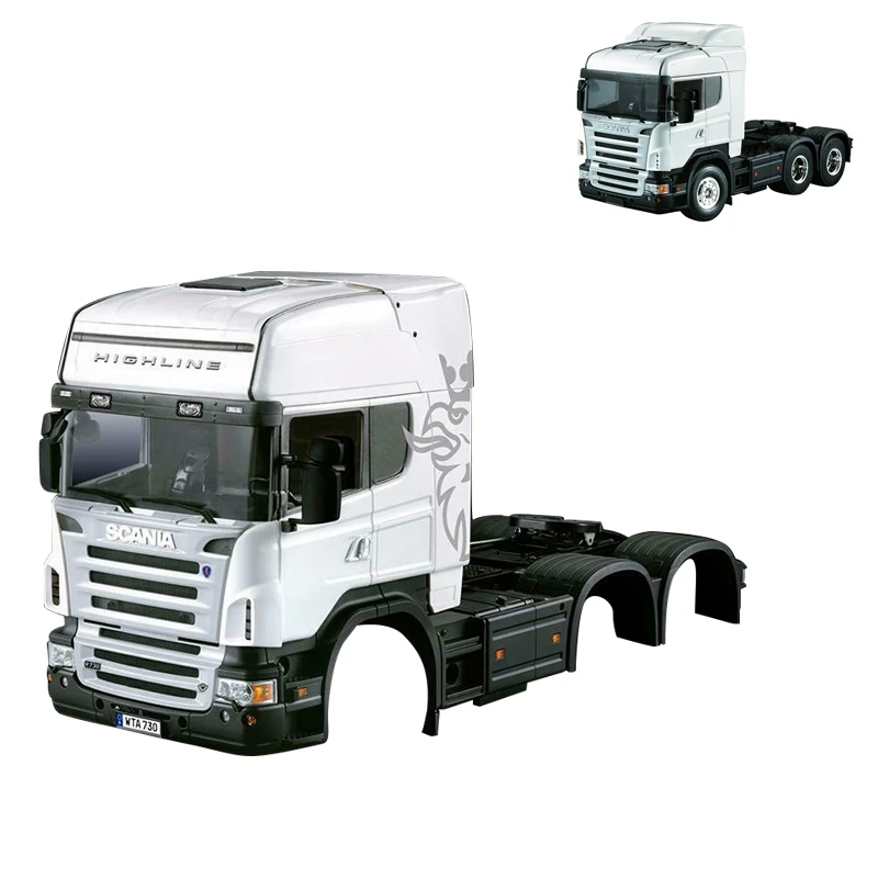 1/14 Hercules RC Scania 3Axle Highline прицеп тракторный грузовик автомобильный корпус 2C