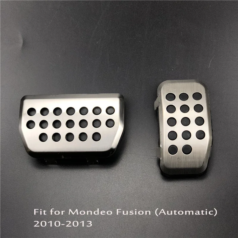 C for Mondeo Fusion Педаль для отдыха из нержавеющей стали, газ, тормоз, педаль сцепления, крышка для Ford Focus 2 Focus 3 KUGA Fiesta Ecosport Mondeo, автомобильные аксессуары - Название цвета: C for Mondeo Fusion