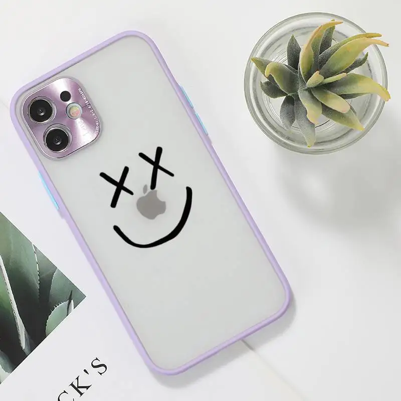 

One Direction Louis Tomlinson Clear Phone Case purple matte transparent For iPhone 7 8 x xs xr 11 12 pro plus max mini Clear
