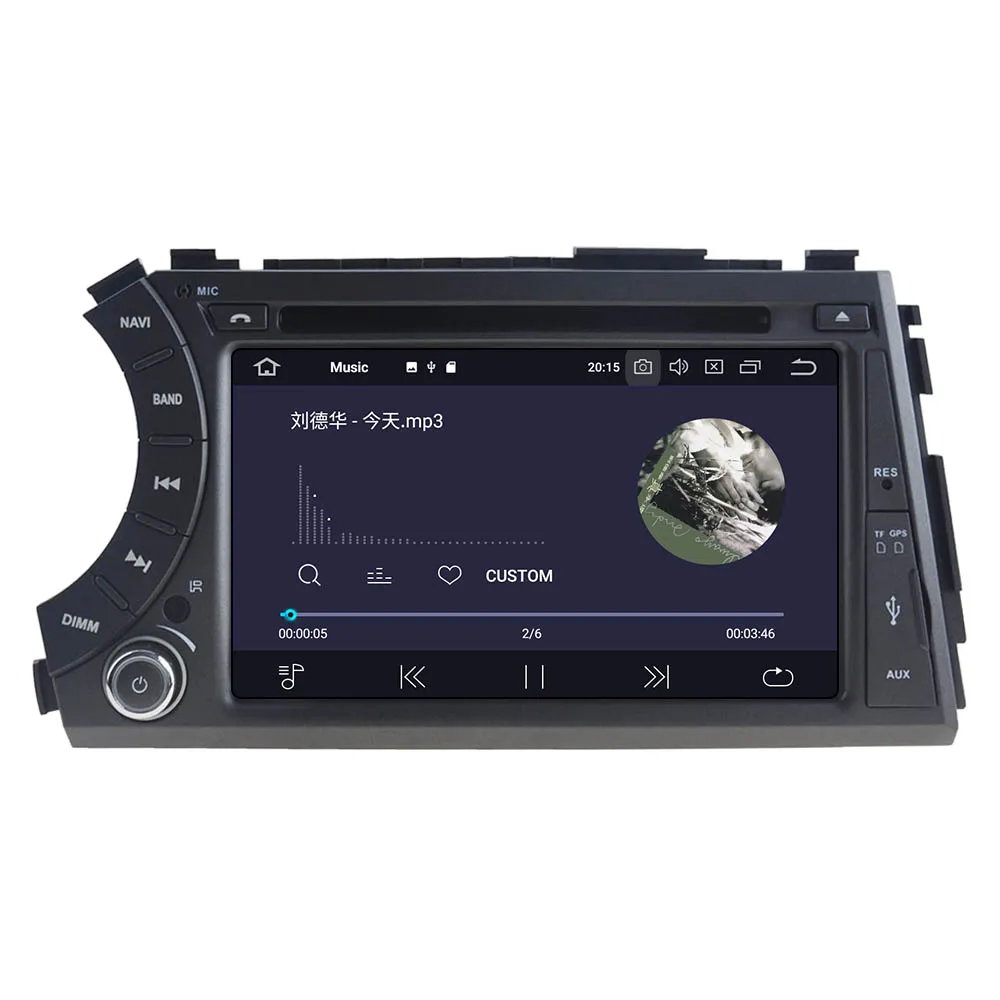 Автомобильный мультимедийный плеер PX6 4 Гб + 64 ГБ Android 10 0 GPS для Ssangyong Kyron Actyon Micro 2005