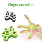 Силиконовый Эспандер для рук, тренировочный Растяжитель пальцев, эластичные ленты для запястья, фитнеса